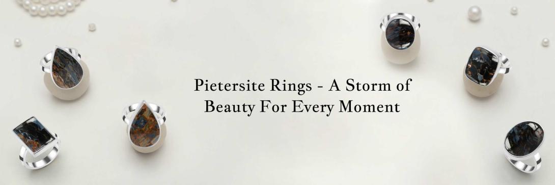 Pietersite rings