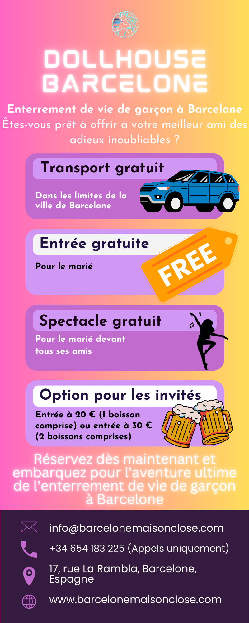 Enterrement de Vie de Garçon à Barcelone