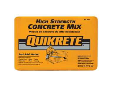 high strength concrete mix