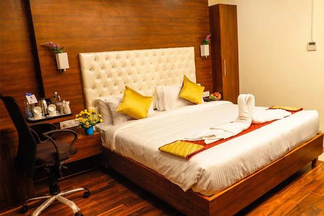Hotel RN Grand - Book rooms near Durga Gudi with temple view for a serene stay. Enjoy top comfort at hotels in Vijayawada with free WiFi and breakfast.