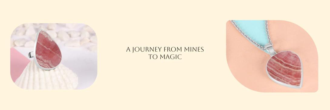 Rhodochrosite gemstone