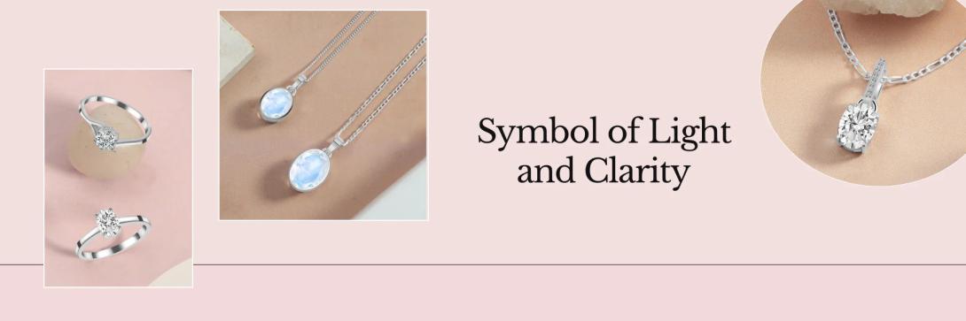 white gemstones