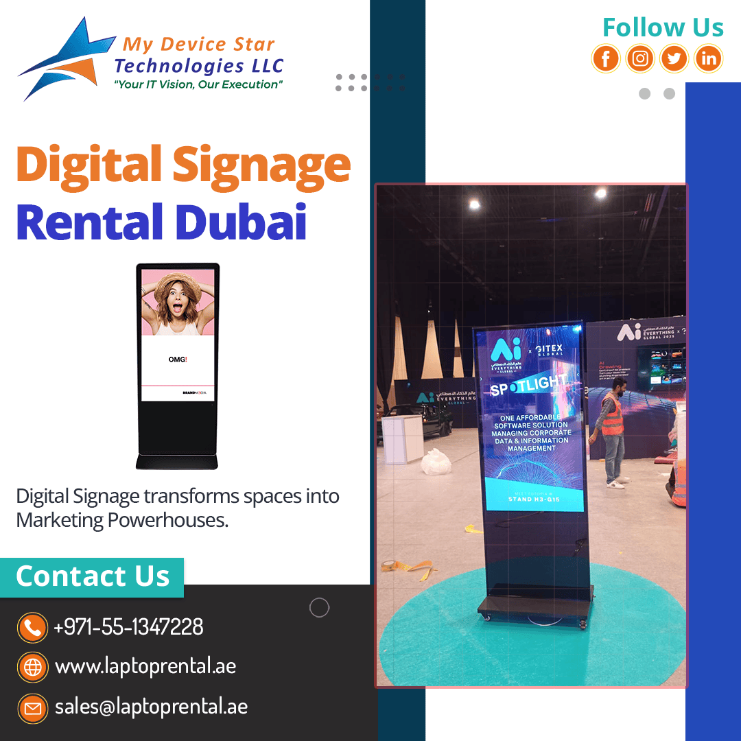 Digital Signage Rental Dubai