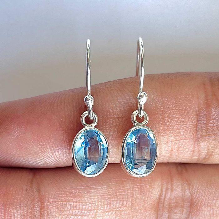 kyanite earrings
