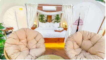 Enjoy a Hill Top Staycation in Munnar at LuxeGlamp - a Romantic Staycation in Munnar for Couples with scenic views, luxury comfort, and serene vibes.