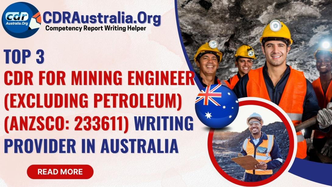 CDR for Mining Engineer (Excluding Petroleum)