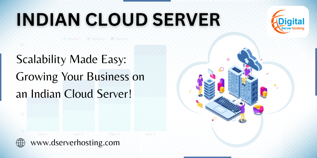 Illustration of an Indian cloud server, emphasizing its importance in cloud computing and digital resource management.