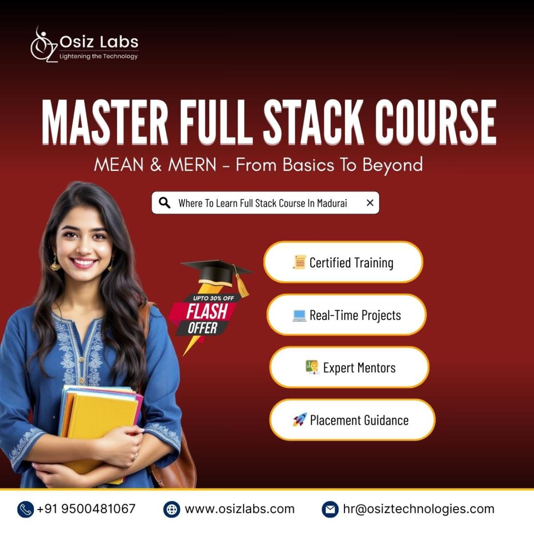 MERN Stack Course In Madurai, MEAN Stack Course In Madurai, Full Stack Development Course In Madurai,