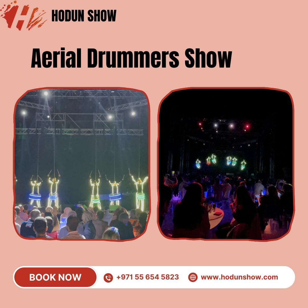Aerial Drummers Show Dubai: Pros for Your Event
