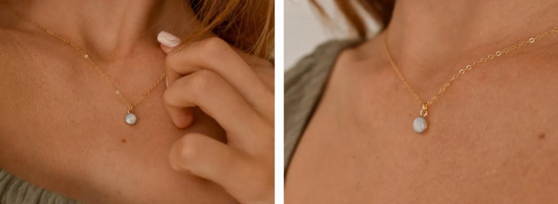 Ashes necklace, pet memorial necklace