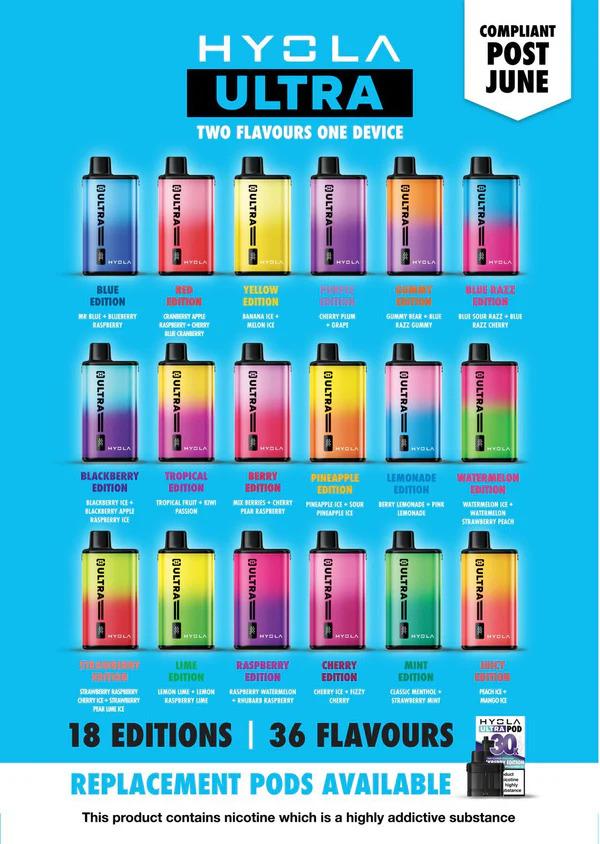 Hyola 30K Prefilled Vape Pod Kit, Hyola 30K vape, Hyola Ultra 30K, Hyola 30K pod kit, Hyola 30K vape kit UK, Hyola Prefilled Pod Kit, Hyola 30K Prefilled Vape Kit UK, Hyola Ultra 30K Prefilled Pod Vape Kit