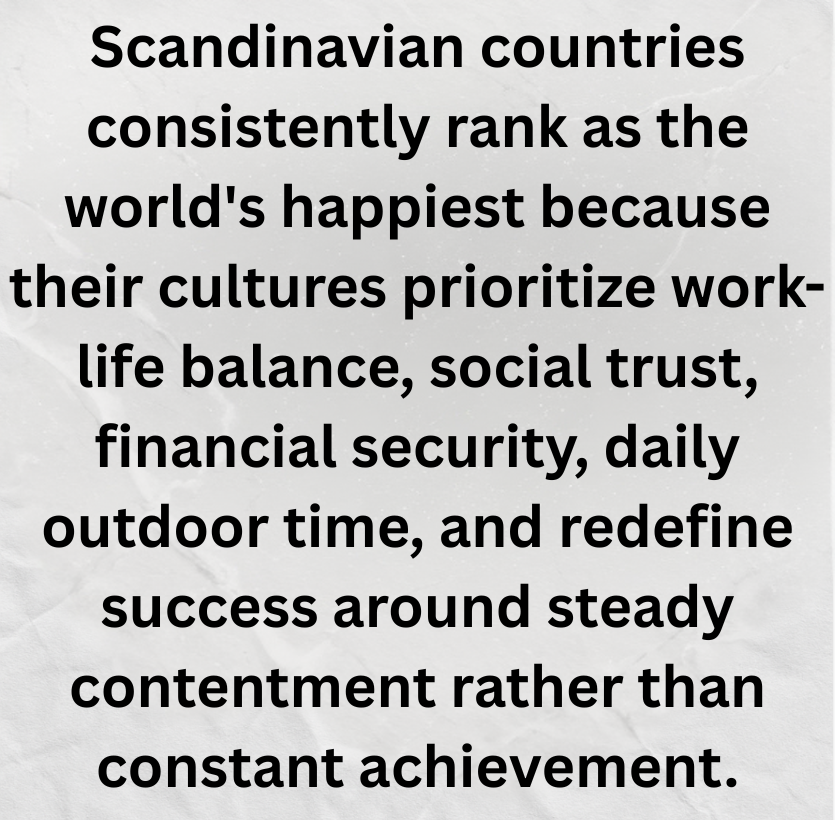 Scandinavian Countries are the Happiest in the World