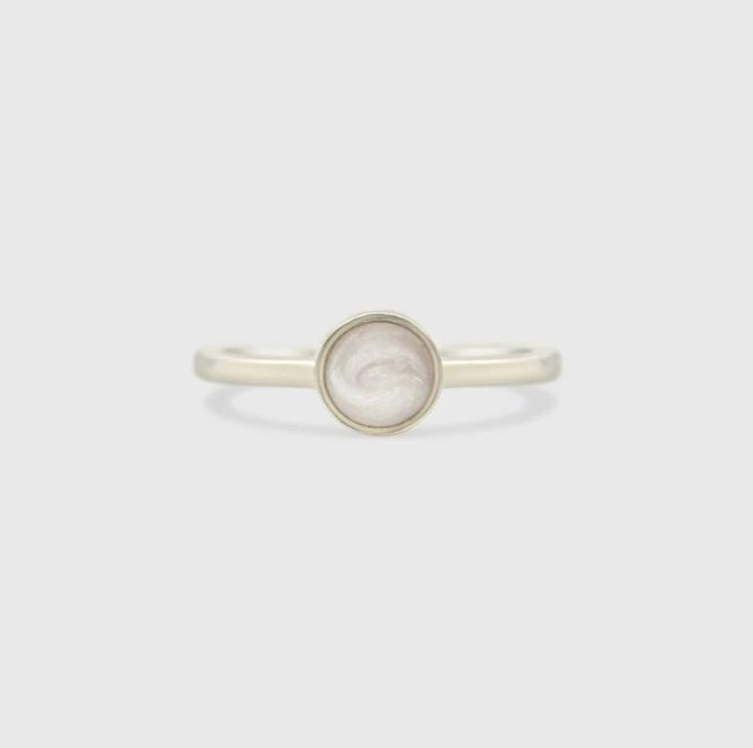 breast milk ring, breastmilk jewelry
