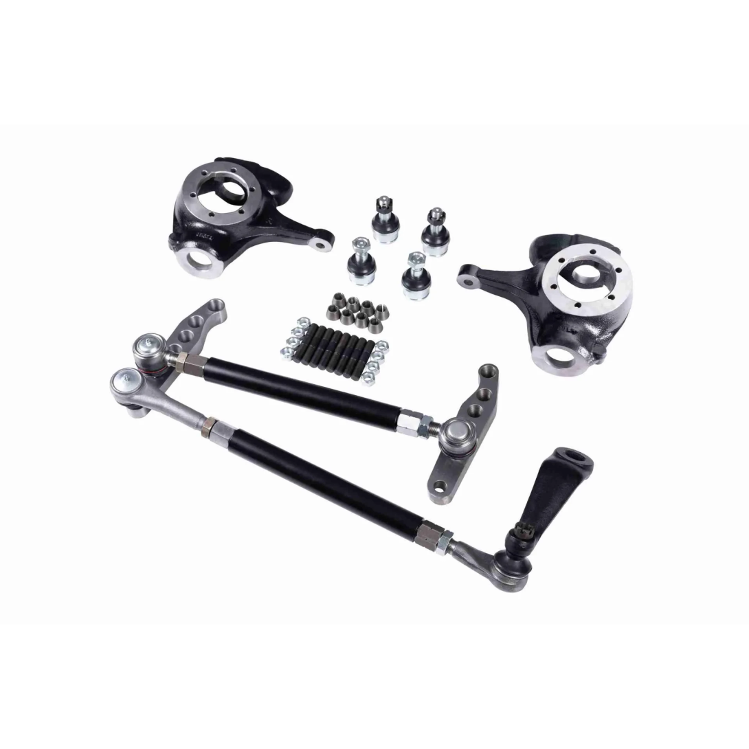 EWO Complete Dana 44 / Chevy 10-Bolt High Steer Steering Kit with Drag Link, Tie Rod, and Pitman Arm