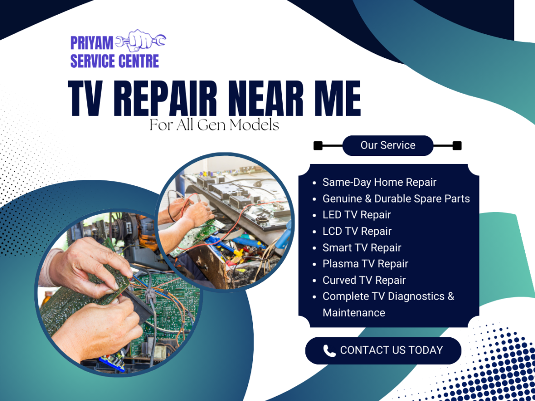 Image shows Priyam Service Centre know for TV repair service in Lucknow