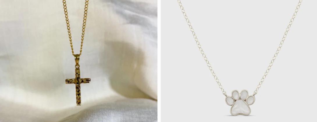 cremation necklace for ashes, necklaces for ashes