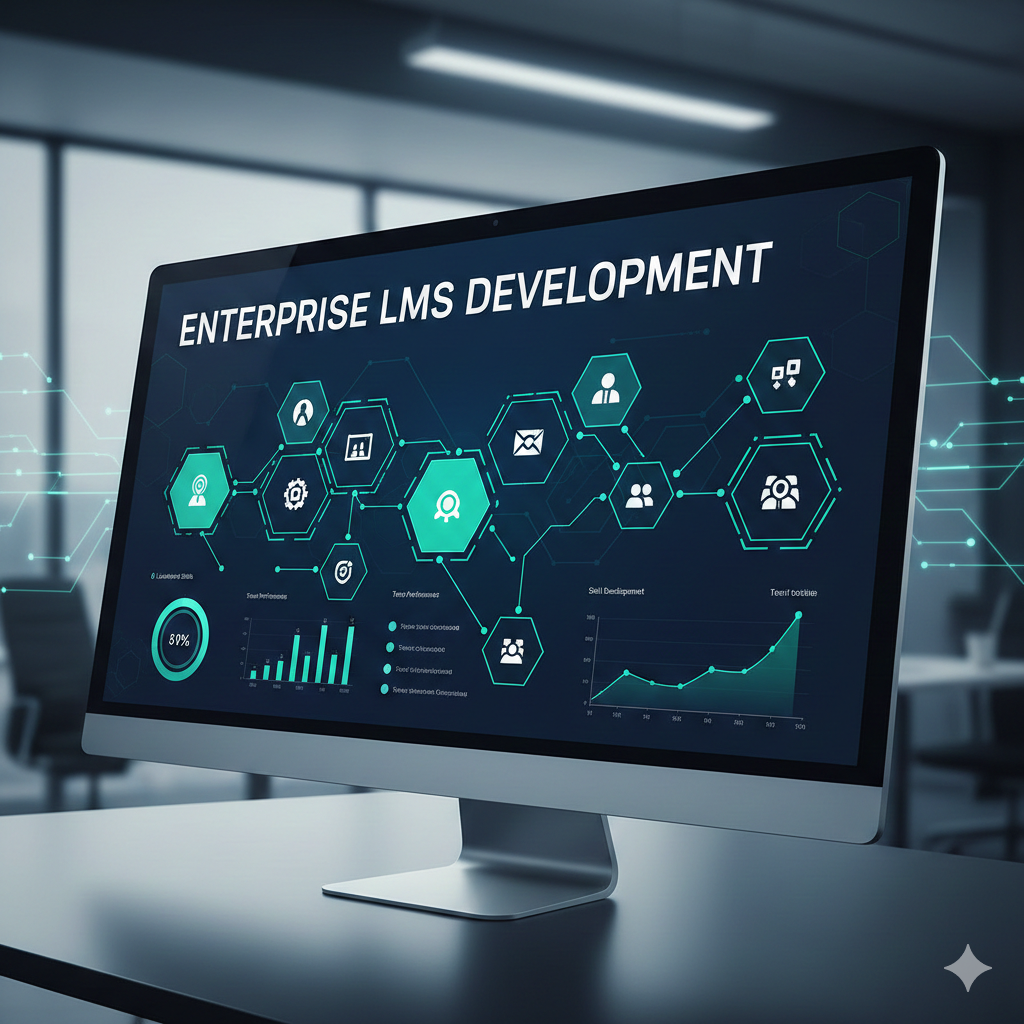 How LMS Software Development Supports Enterprise-Scale Training Programs