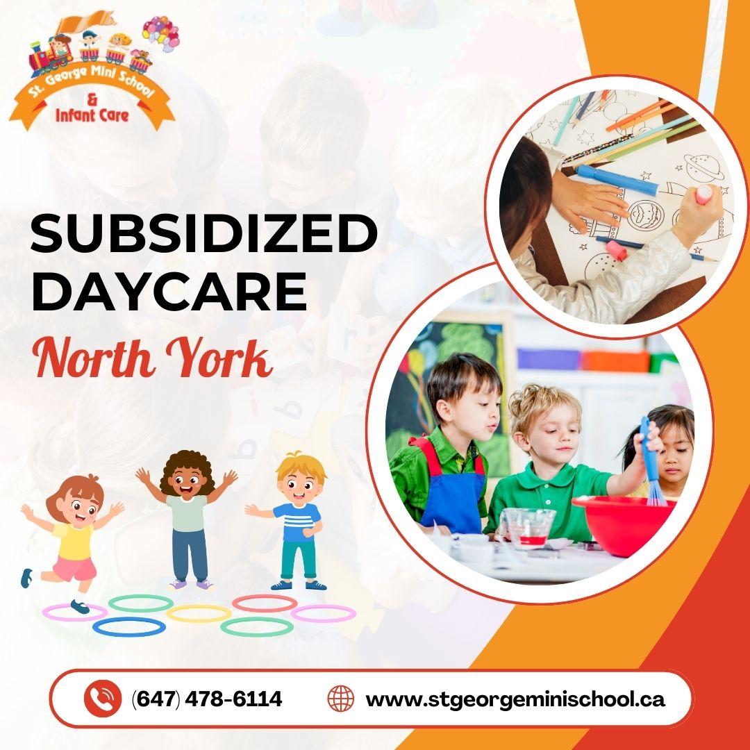 Subsidized Daycare North York