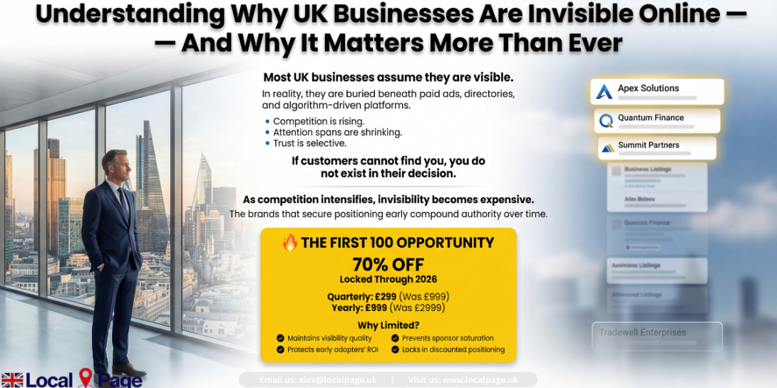 Local Page UK provides the best local business directory in uk to secure your digital authority.