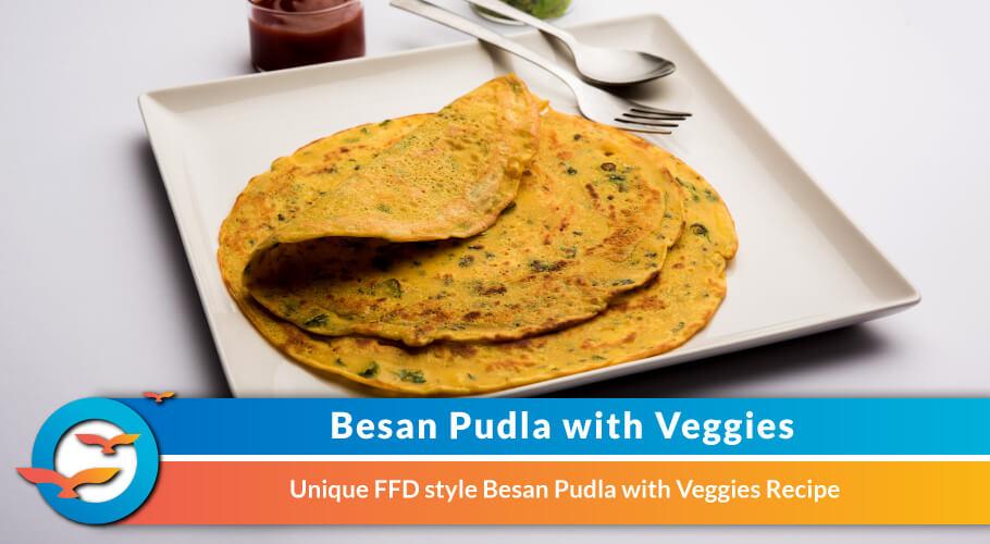 Besan pudla recipe