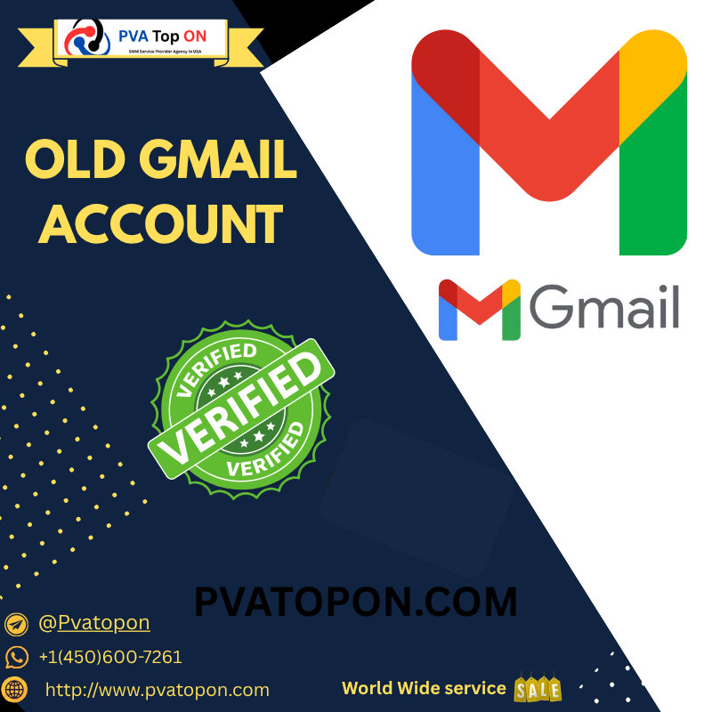 Buy Old Gmail Accounts to get reliable, verified, and aged Gmail profiles ready for use. These accounts ensure better deliverability, stability, and trust for business, marketing, and communication needs. Aged Gmail accounts come with established history and strong reputation, helping your messages reach inboxes more effectively. Whether you manage bulk email campaigns, build outreach strategies, or run marketing promotions, old Gmail accounts offer credibility and higher engagement rates. Verified and secu