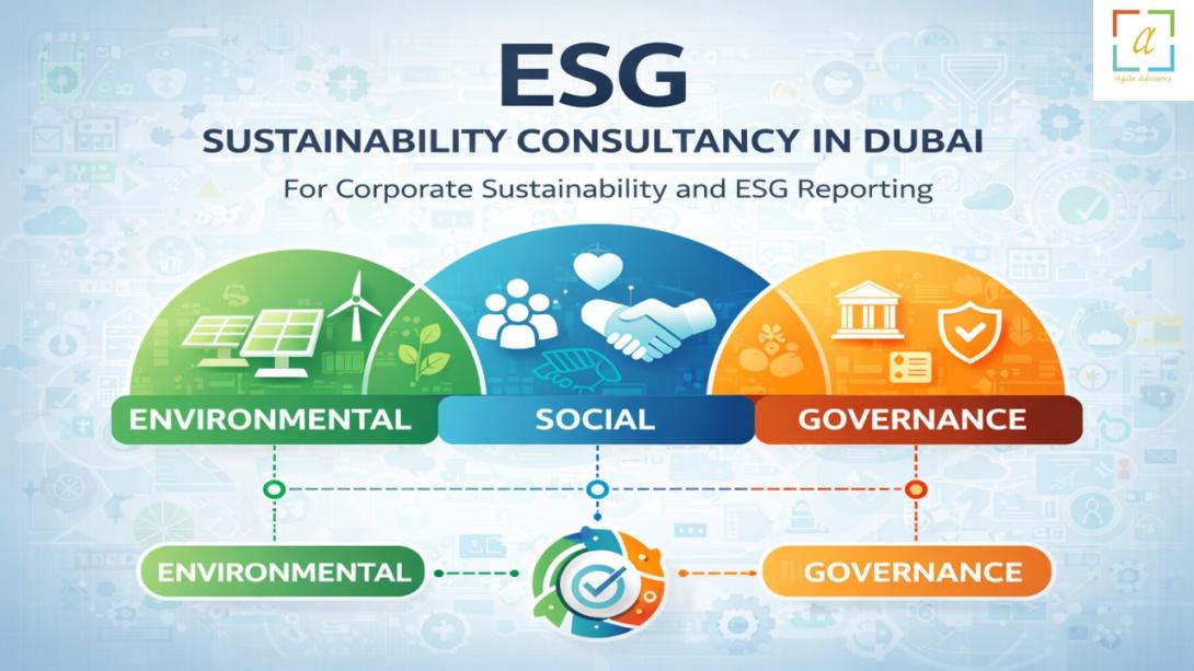 ESG framework developed by sustainability consultancy in Dubai for corporate sustainability and ESG reporting