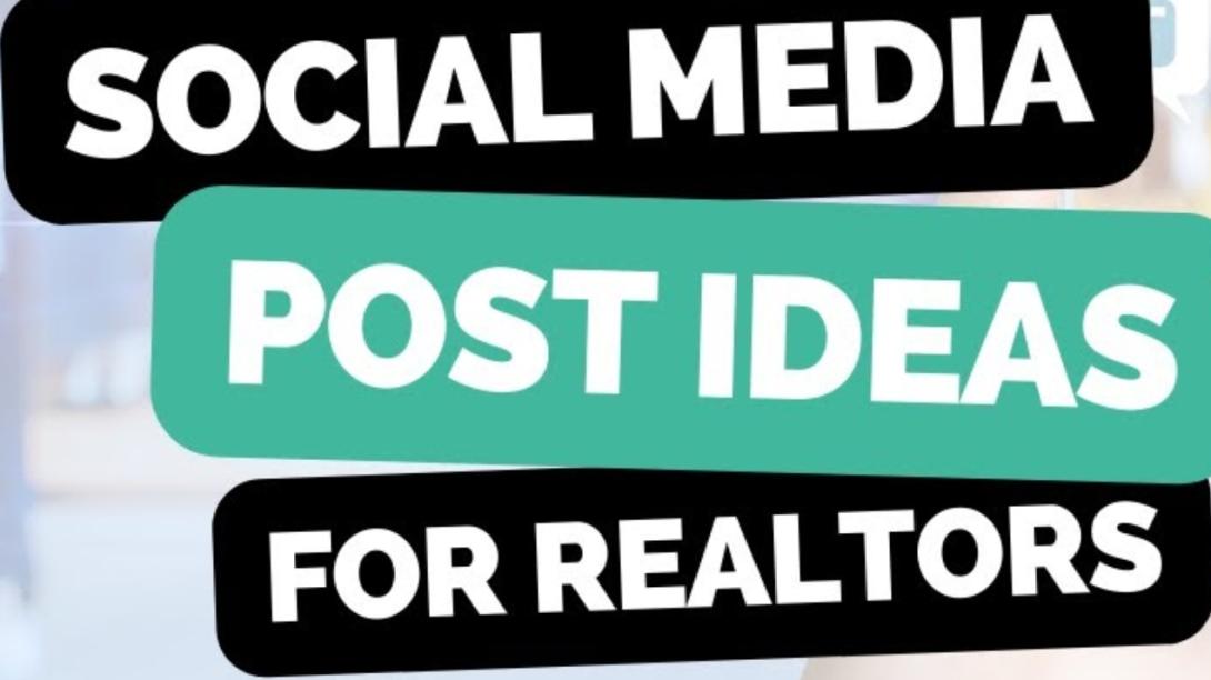 smart social posts for realtors, AI content creation for real estate marketing