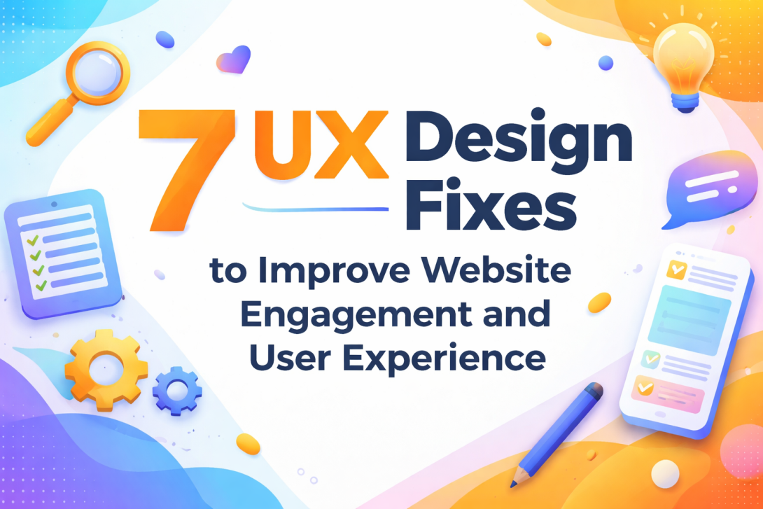 7 UX Design fixes to improve website engagement