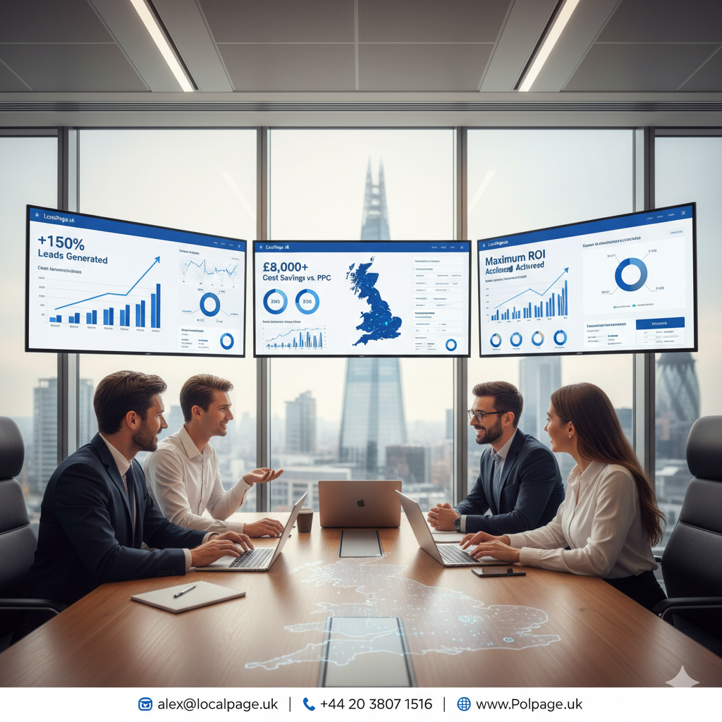 UK business advertising platform showing maximum exposure and growth analytics 2026