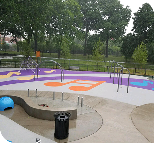 Playground surface Maryland
