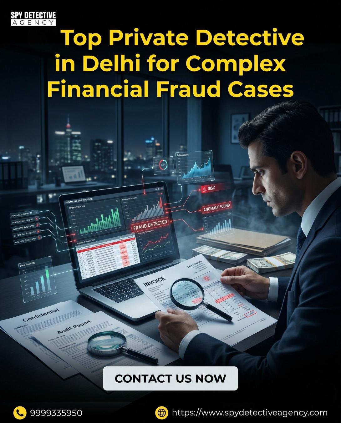 Top Private Detective in Delhi for Complex Financial Fraud Cases