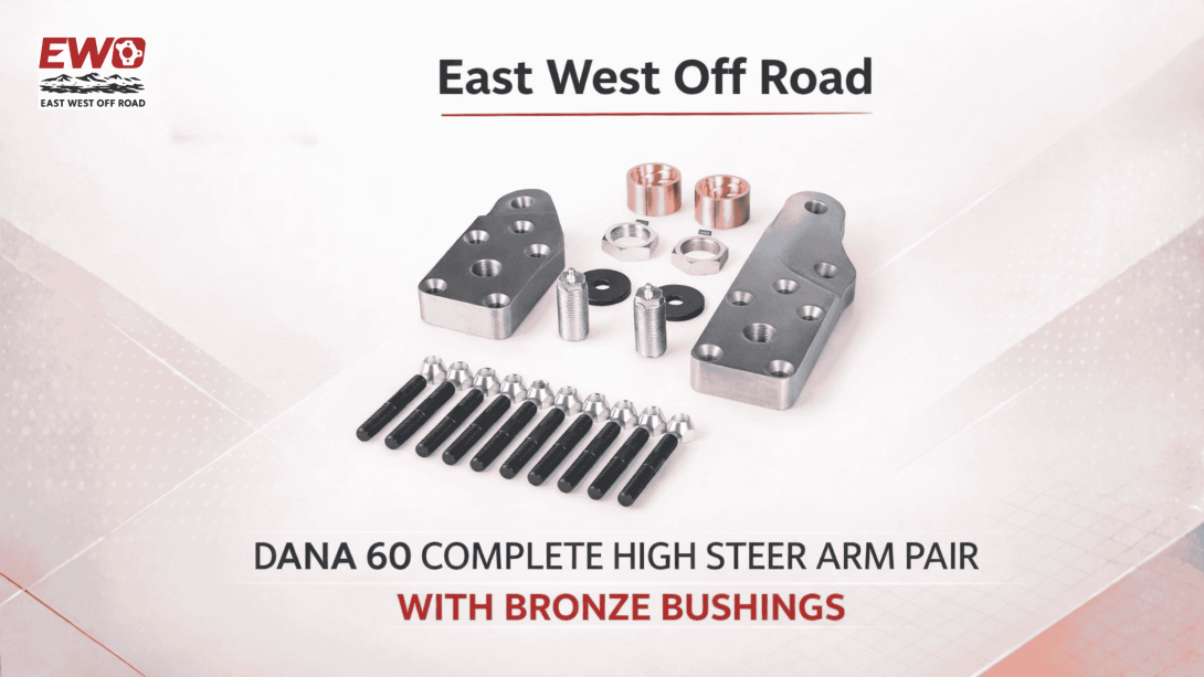 Kingpin Dana 60 High Steer | Billet Arms & Bronze Bushings