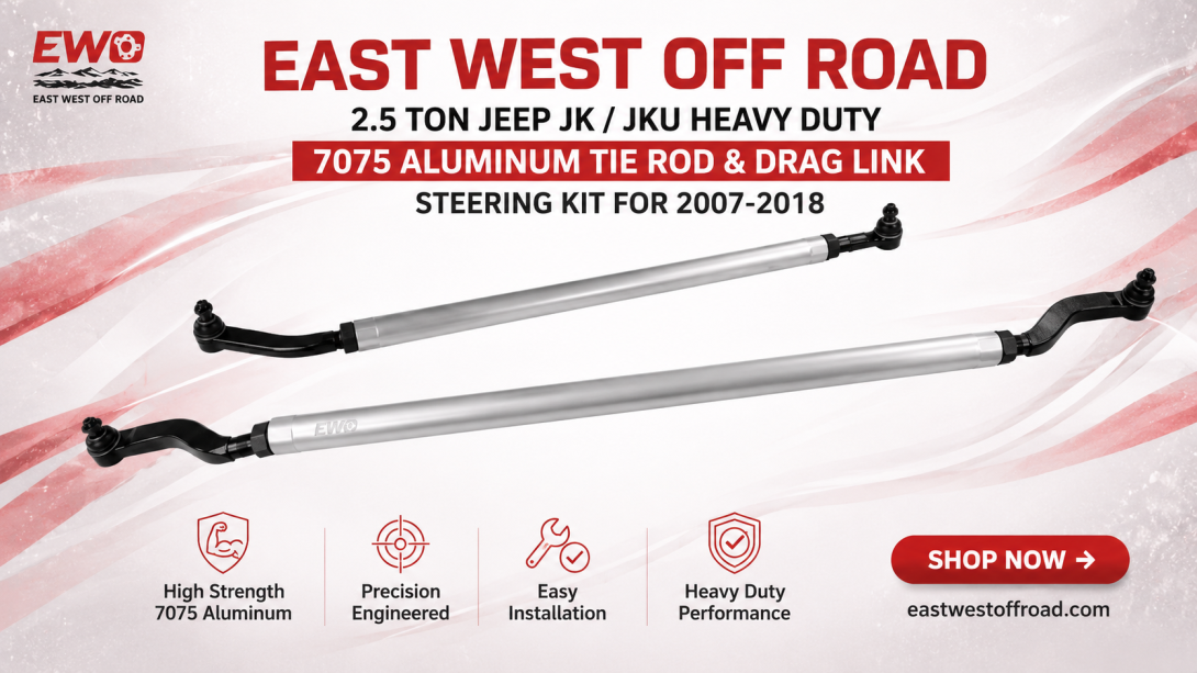 2.5 Ton Jeep Steering Kit | Heavy Duty Upgrade