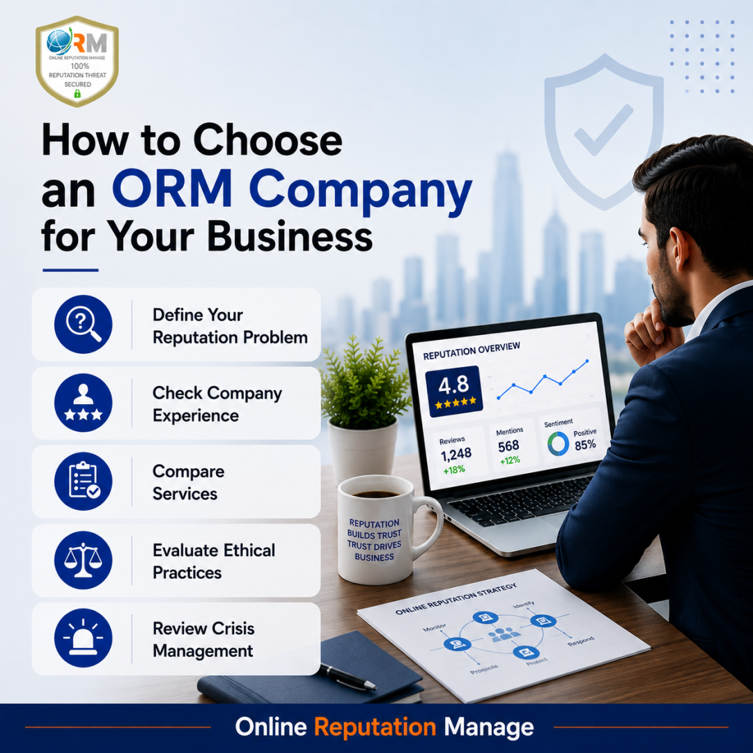 How to Choose an ORM Company for Your Business – Online Reputation Manage