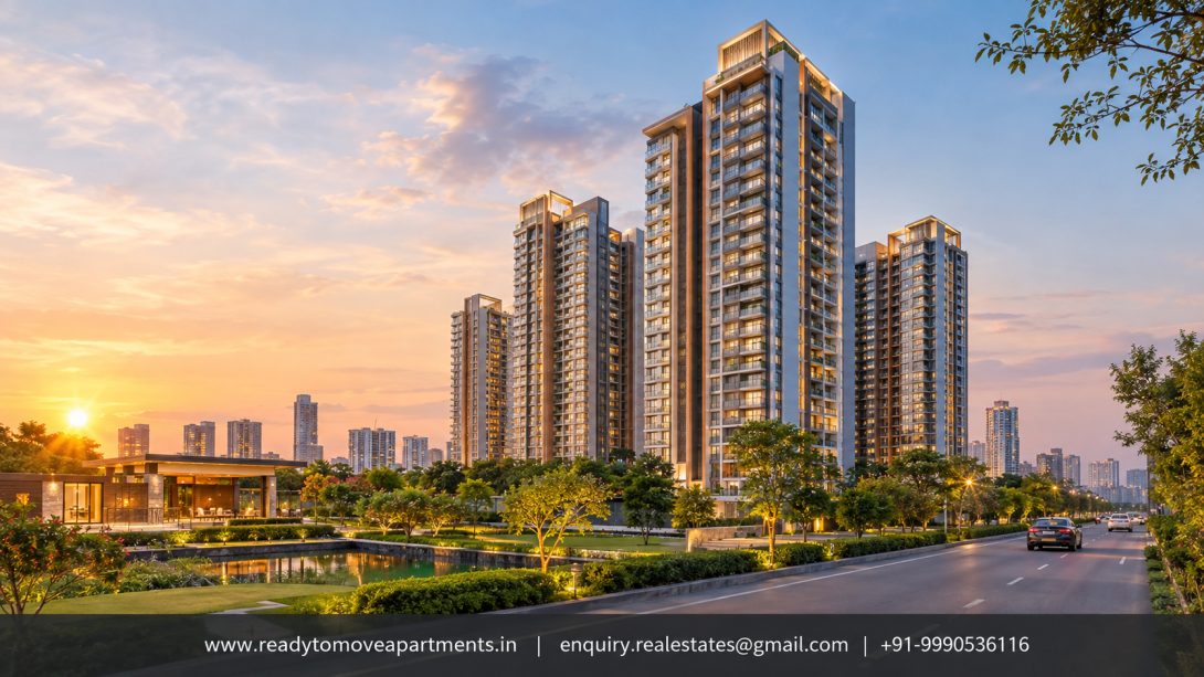 luxury apartments MG Road Gurgaon, property on MG Road Gurgaon, flats on MG Road Gurgaon, ready to move homes Gurgaon
