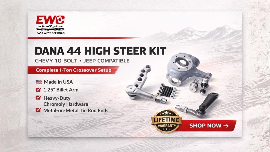 1 Ton Steering Upgrade Chevy K5 | High Steer Guide