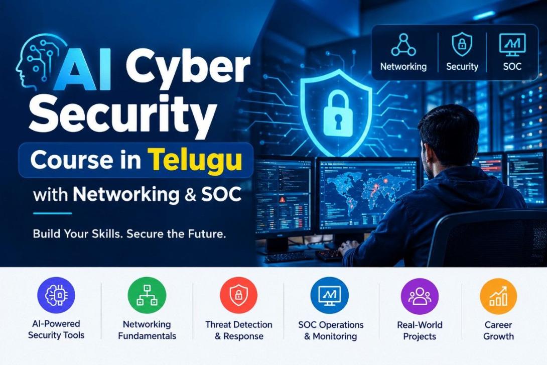 Ethical Hacking Course in Telugu, Cyber Security Career for Freshers, Networking Course in Telugu