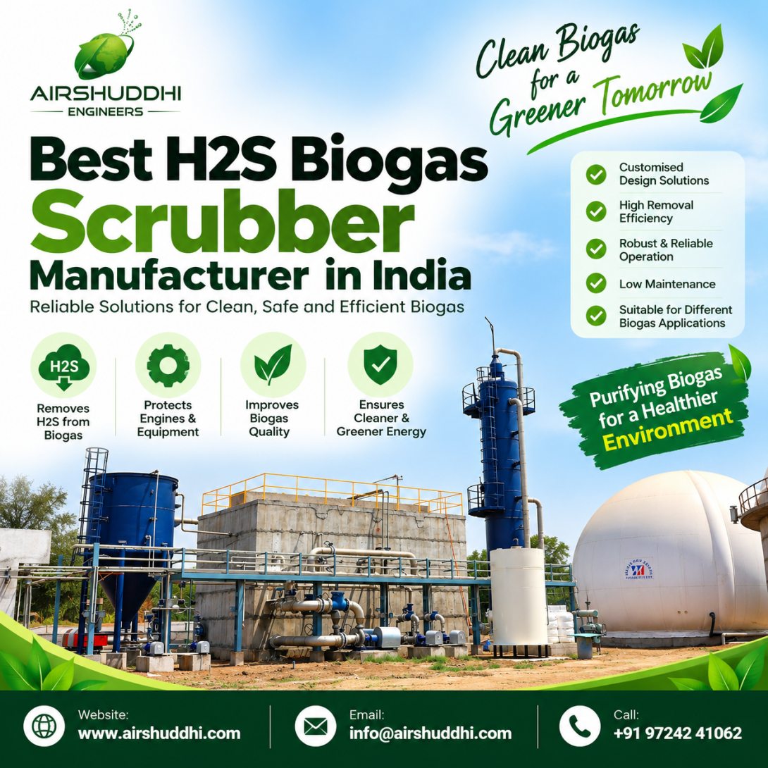  H2S Biogas Scrubber Manufacturer