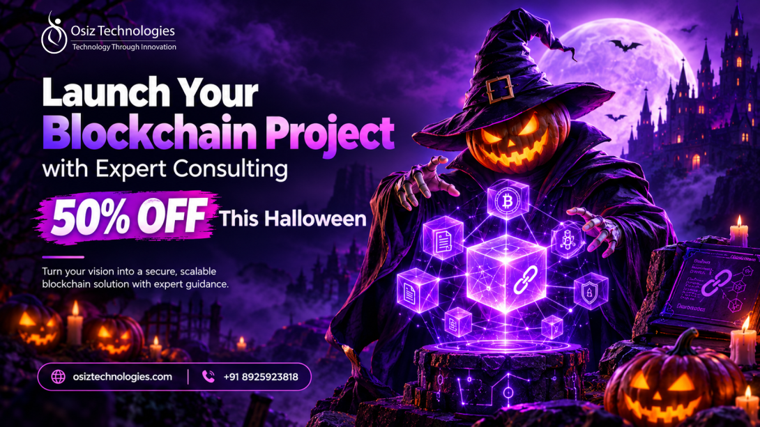 Blockchain Halloween Offer 50%