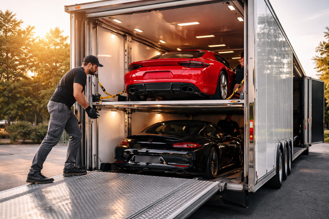 Enclosed car shipping in USA
