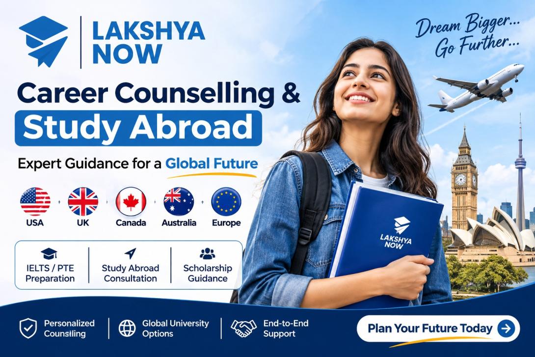 Overseas Education Consultants Near Me in Gurugram | Lakshya Now